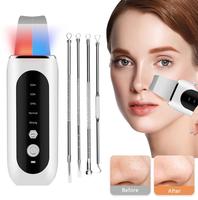 Ultrasonic Skin Scrubber Peeling Shovel EMS Acne Blackhead Remover Face Deep Cleansing Facial Lifting Devices Comedo Extractor