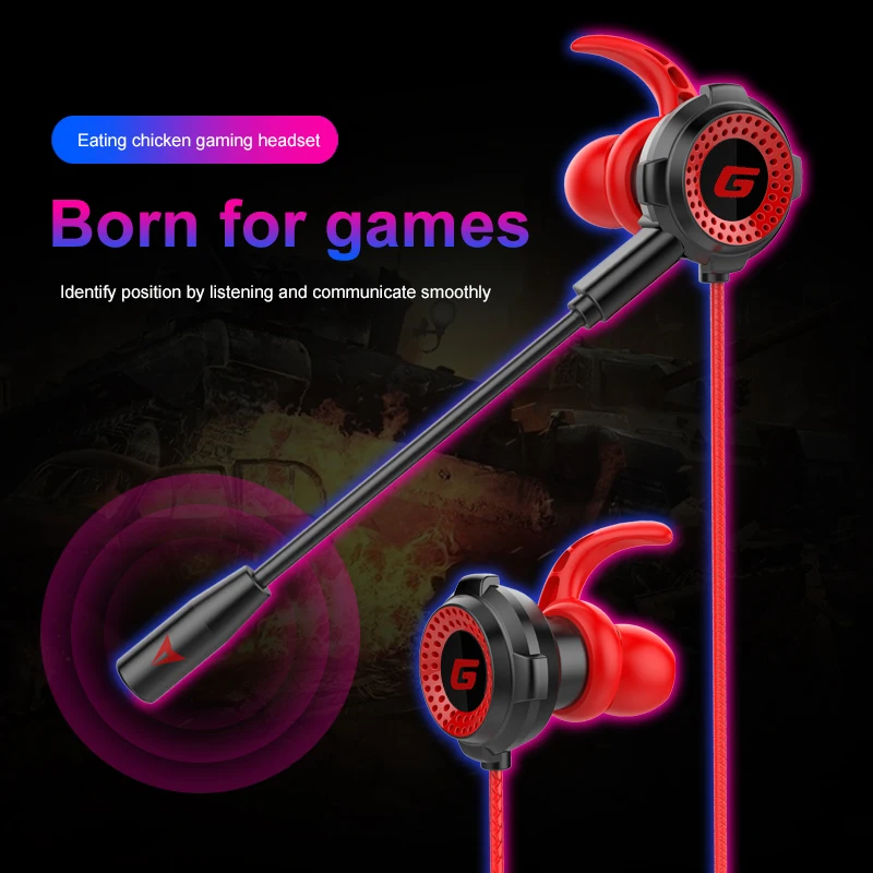 G20 Wired Headphones Stereo Gamer Earphones For Pubg PS4 CSGO Casque Games Headset 7.1 With Mic Volume Control PC Gamer Earphone