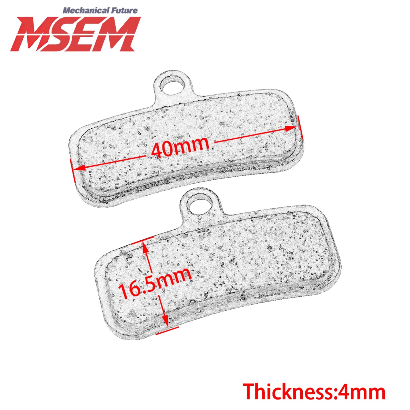 Front & Rear Disc Brake Pads For Surron Sur-Ron Light Bee Electric Dirt Bike Silent Universal Motorcycle Parts - view 2
