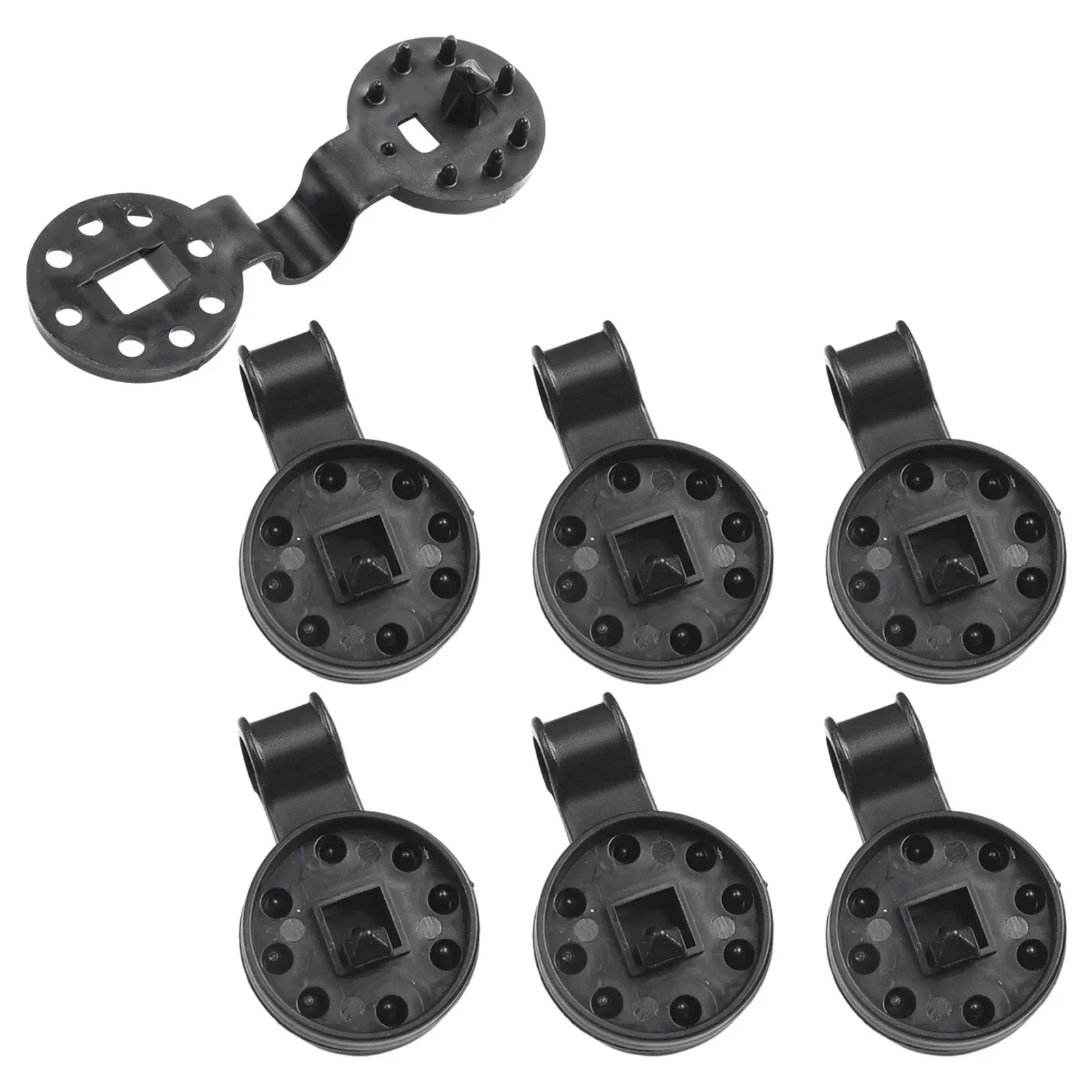 50pcs Sun Shade Net Cloth Plastic Clips Sturdy Heavy Duty Lock Grip Fix Clamp Net Hook Holder Breeding Greenhouse    New