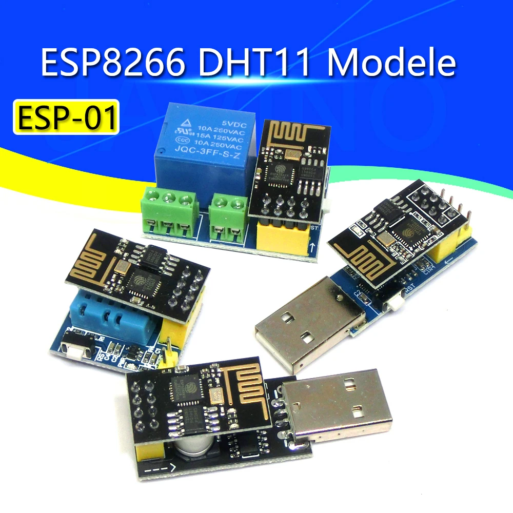 ESP8266 5V WiFi relay module DHT11 RGB LED Controller Things smart home remote control switch phone APP USB to ESP8266 Adapter