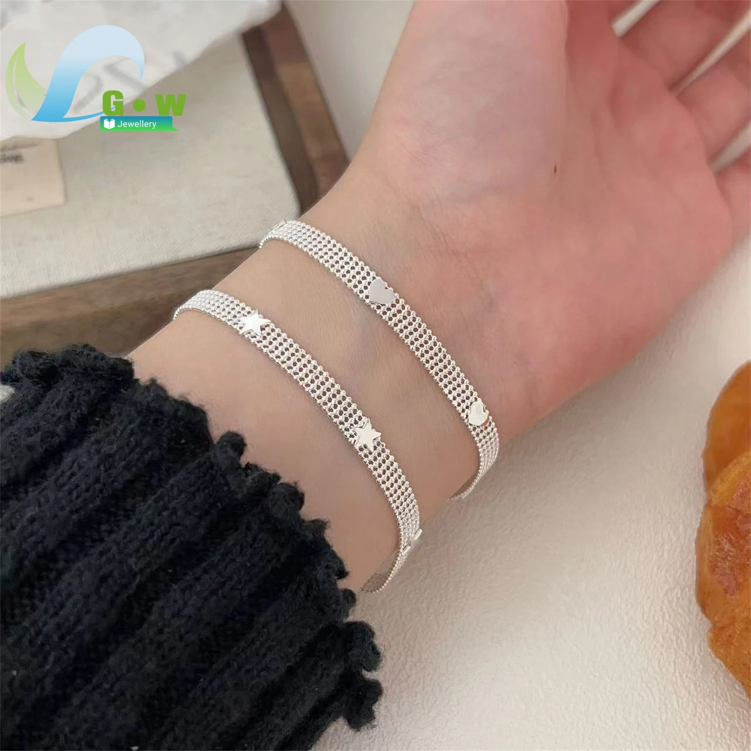 Vintage Bracelet Women Elegant Delicate Wristband Jewelry Daily Wear Charm Gift For Her Girlfriend Wife Birthday Present