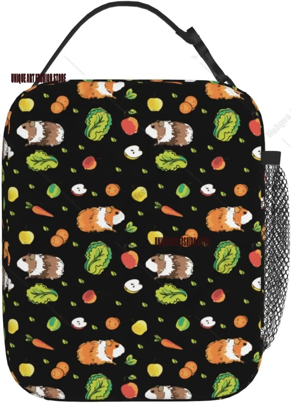 معزول حقيبة الغداء لطيف خنزير غينيا والجزر برودة حمل قابلة لإعادة الاستخدام حاوية علب الاغذية للعمل مكتب السفر نزهة