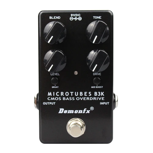 Demonfx-Micromotube B3K V2 Bass Effect Overdrive Pedal, Nuevo
