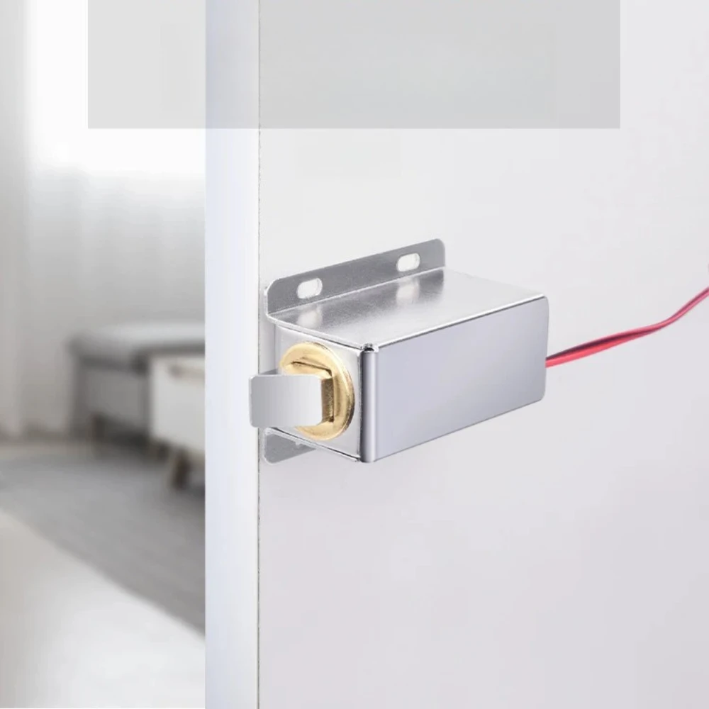 KOB Concealed Electromagnetic Lock 12V24V Electronic Door Small Cabinet Lock Electric Pin Drawer Electric Control Lock
