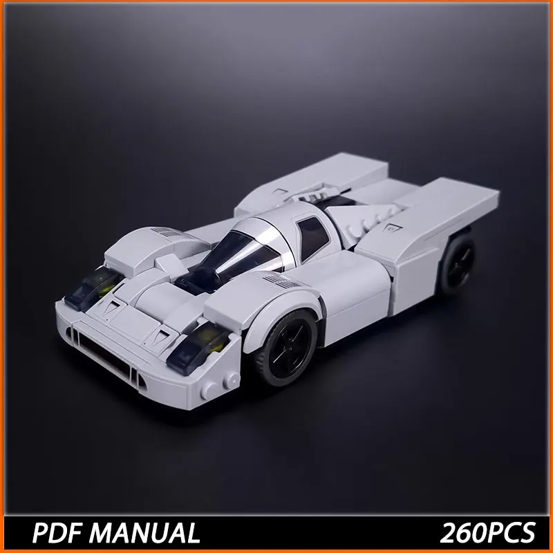 

Конструктор City Speed Super Car: Модель 917KH, уличный автомобиль, кастомизированные DIY-блоки, MOC-игрушка, классический раллийный спортивный суперкар