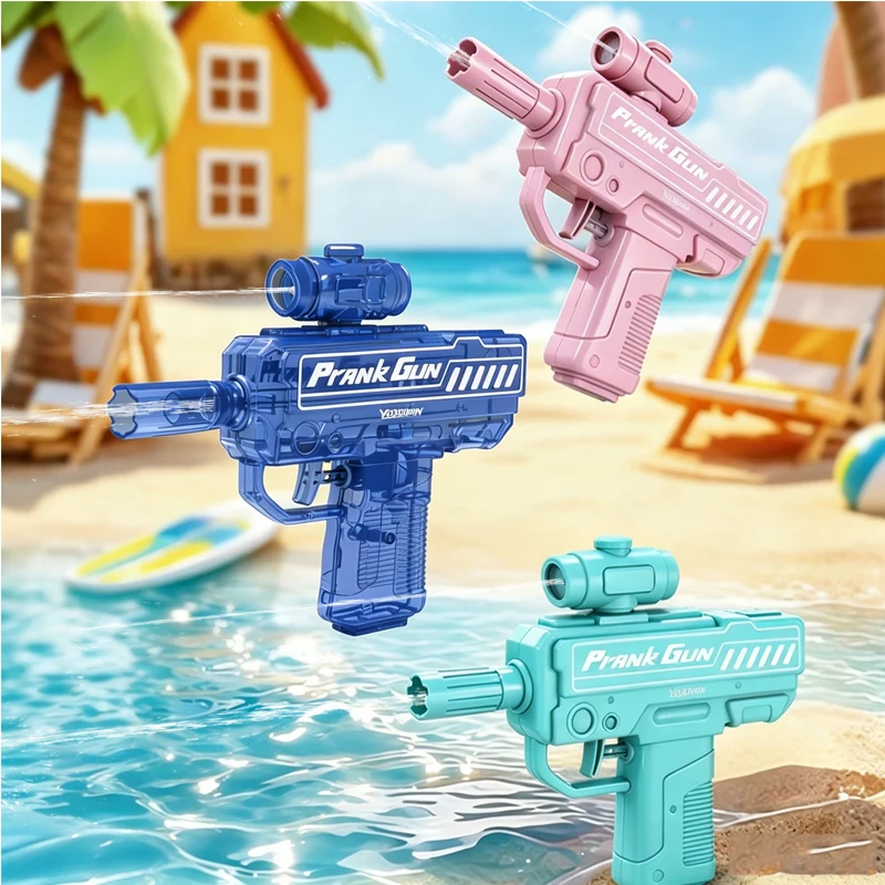 360 ° Pistola de Agua Giratoria de Doble Boquilla, Mini Pistola de Agua para Jugar en la Piscina y la Playa en Verano, Juguete de Agua para Niños y Adultos