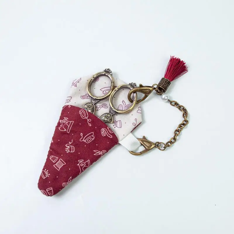 Craft Scissors Sharp Crochet Scissors With Chain Pointed Yarn Scissors Thread Scissors For Sewing Sewing Handicrafts Tool For