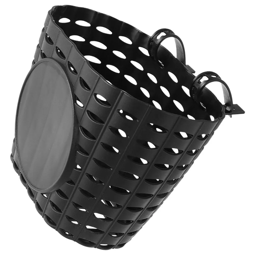 

1 set Bike Basket Durable Plastic Material Water Resistant Scratch Proof Easy Installation Front Handlebar Strap Secure Storage
