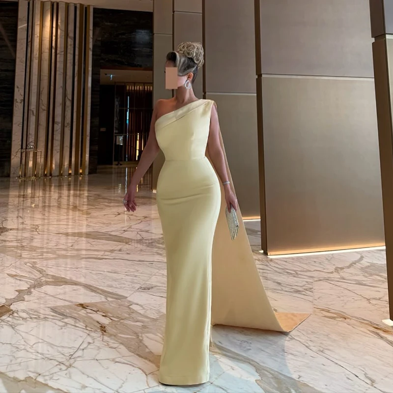 Suknie wieczorowe Thinyfull w stylu syreny z Arabii Saudyjskiej, na jedno ramię, do ziemi, na imprezę, koktajl, studniówkę 2026, szyte na miarę.