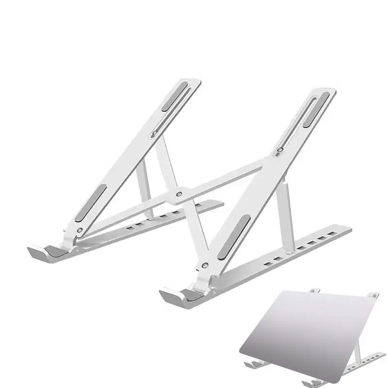 Foldable Laptop Stand Foldable Notebook Bracket Silicone Non-slip Notebook Riser Mount For Notebook Laptop Computer Tablet PC