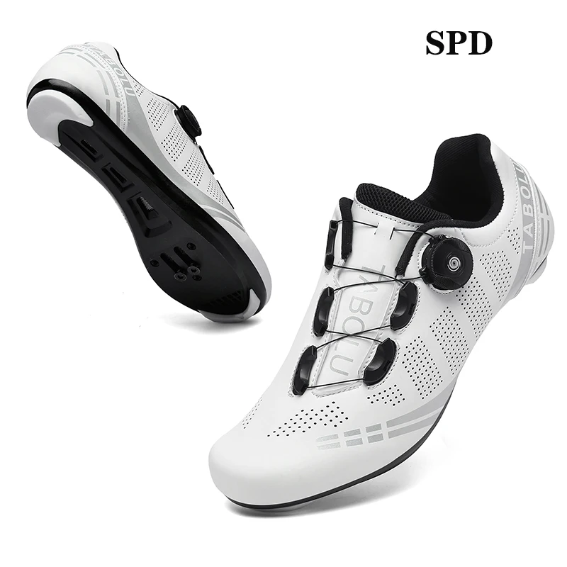 Rennradschuhe Upgrade Hochwertige Herren-SPD-Selbstverriegelungs-Rennradschuhe Damen Outdoor Atmungsaktive Radschuhe – Detail 17