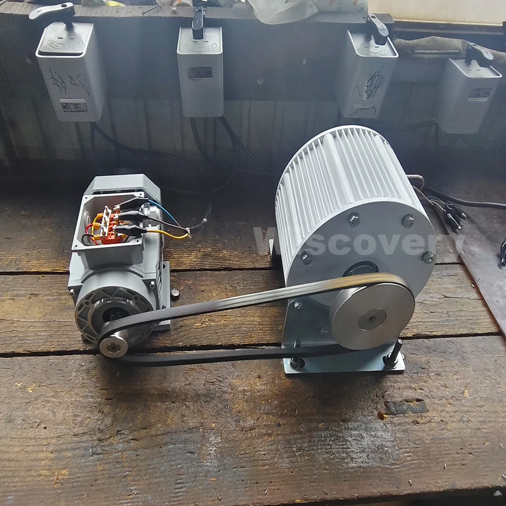 10KW 20KW 500RPM Permanent Magnet Wind Turbine Generator 48V 96V 120V 220V Low RPM New Generator Alternative Energy - view 6
