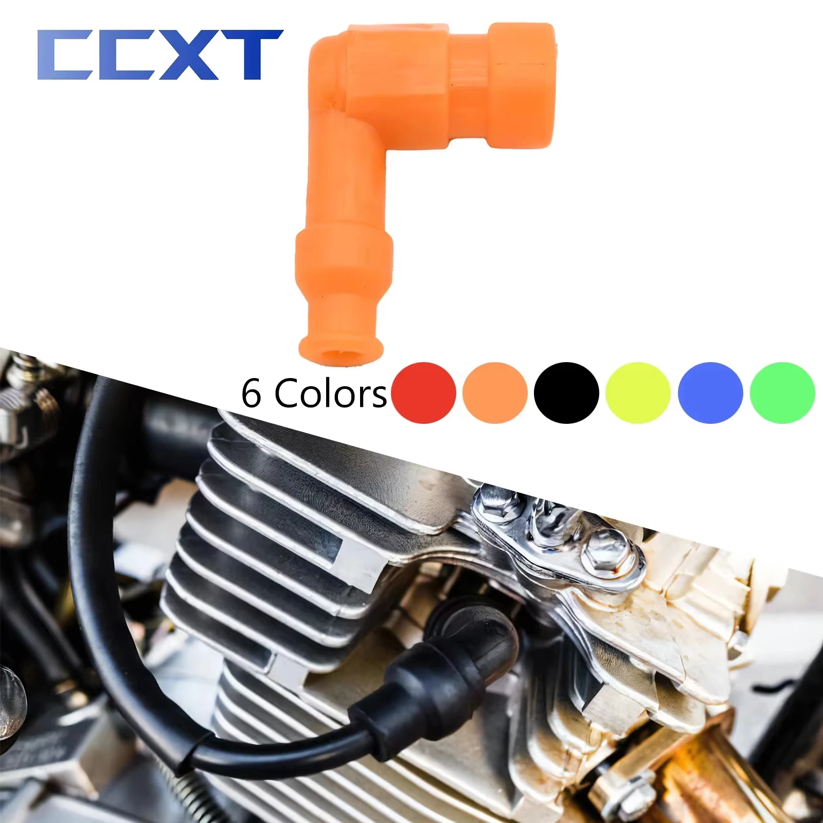 

Motorcycle ATV Scooter Dirt Bike Universal Modified Rubber Lgnition Spark Plug Cap For Honda KTM Yamaha Suzuki Kawasaki Parts