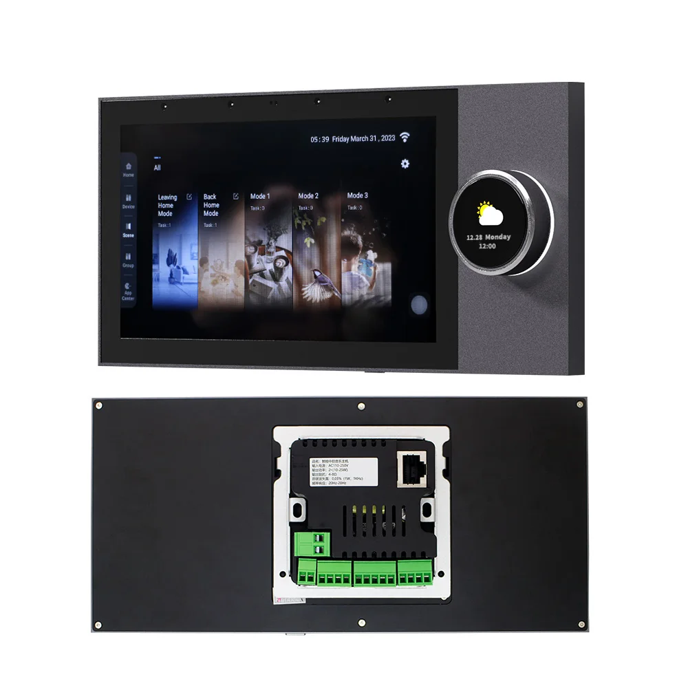 Imagem -06 - Anjielosmart-painel de Controle Smart Home Wifi tv Multifunções Integrado Tuya Zigbee Bluetooth Gateway Eletrônico