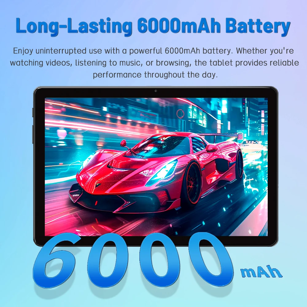 Paitanry Y40 10 Inch Android Tablet PC 12GB (6+6 Virtual RAM)+128GB ROM, Helio G80 Octa‑Core,6000mAh,5+13MP Dual Camera,18W Fast Charging,Dual WiFi for Gaming Reading High-End Tablet