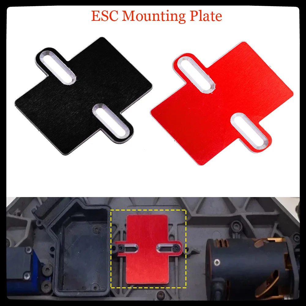 

Metal ESC Mounting Plate for 1/10 for ARRMA 1/10 RC Auto Upgrade Accessory Replacement Part