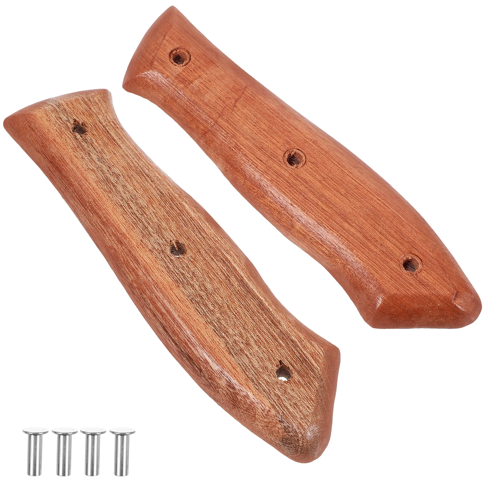 

2pcs Solid Knife Kitchen Knife Handles For Replacement Handles Accessories for Kitchen Repair Replacement Rivets Durable
