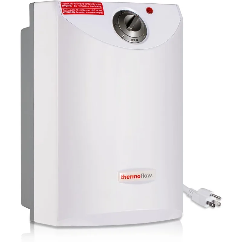 Thermoflow Electric Mini Tank Water Heater, 4.0 Gallon 120V Corded Under Sink Small Hot Water Heater for Point of Use Instant