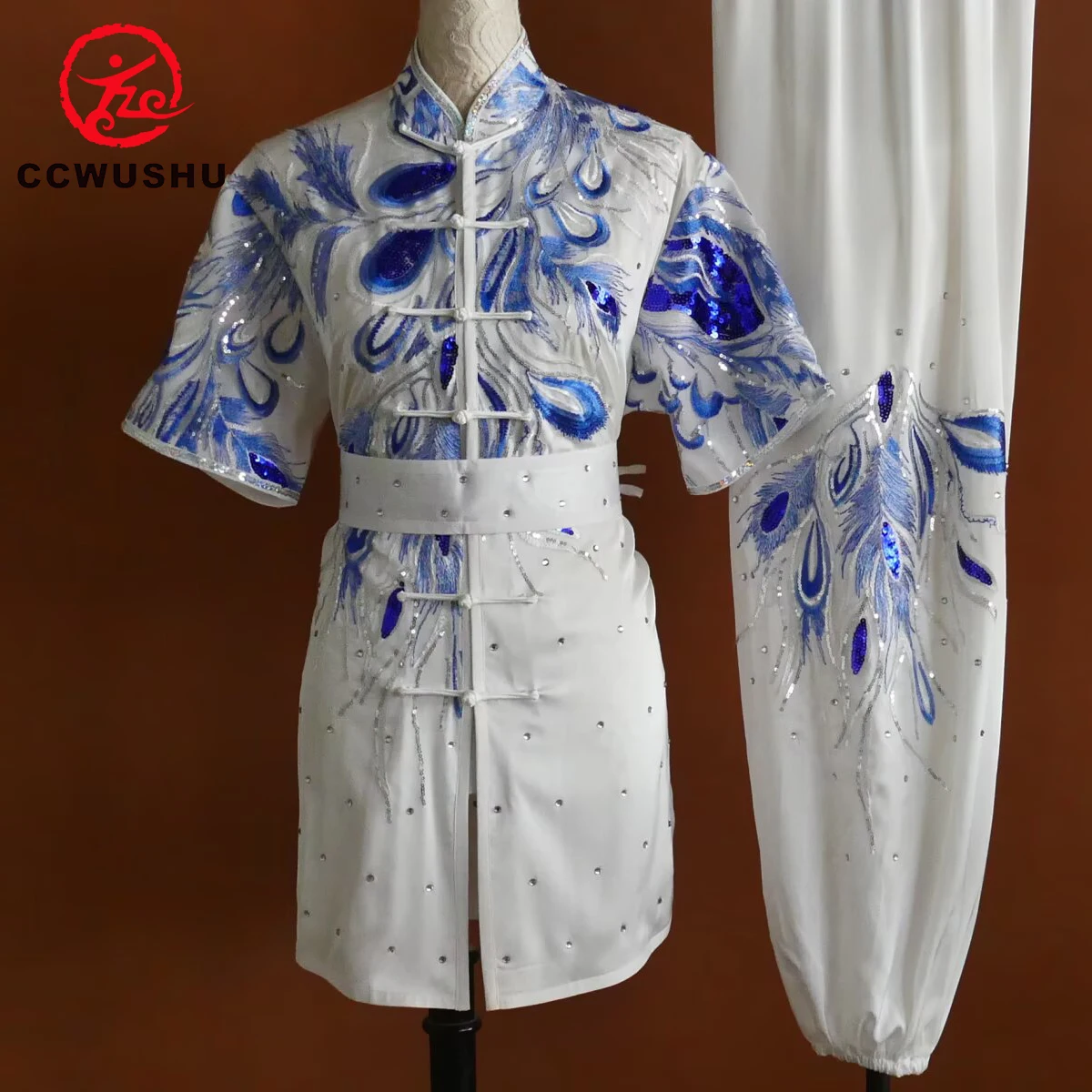 

Tailor-Made Wushu Clothes Changquan Uniform Martial Arts Competition Embroidered Kungfu Taolu Clothing CCWUSHU