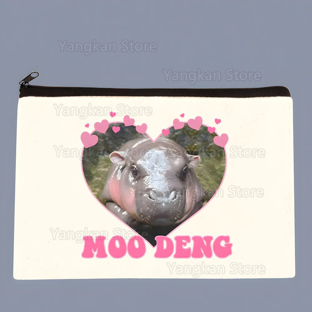 لطيف مو دينغ نطاط خنزير بسيط قماش محفظة نسائية للعملات المعدنية لطيف الكرتون مفتاح القضية سيدة حقيبة عملة حقيبة التخزين