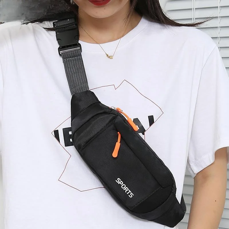 

Lightweight Wearable Mobile Phone Bag Men's Running Waist Bag Women's Travel Work Crossbody Bag Durable Small Satchel