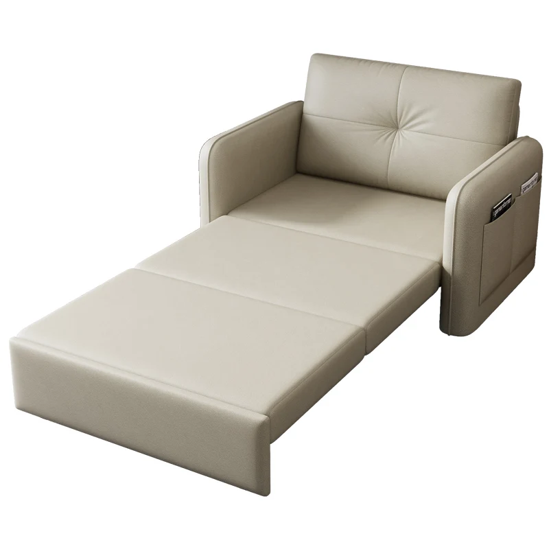 

Sofa bed Multifunctional folding push-pull dual-purpose small apartment rental room single double sofa bed