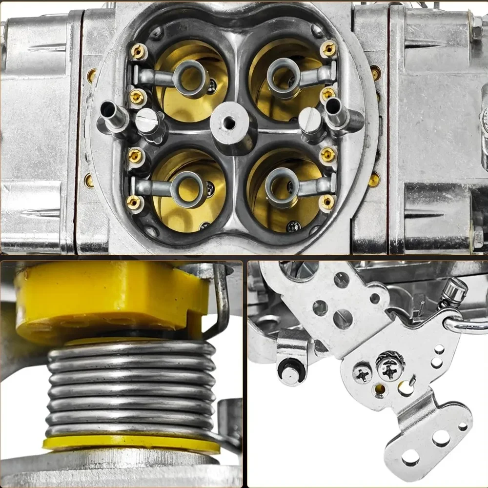 Universal 4 Barrel 850 CFM Vergaser Doppel Pumper Mechanische Leistung Rennen Für 350 351 383 396 400 406 427 454 Motor Splitter