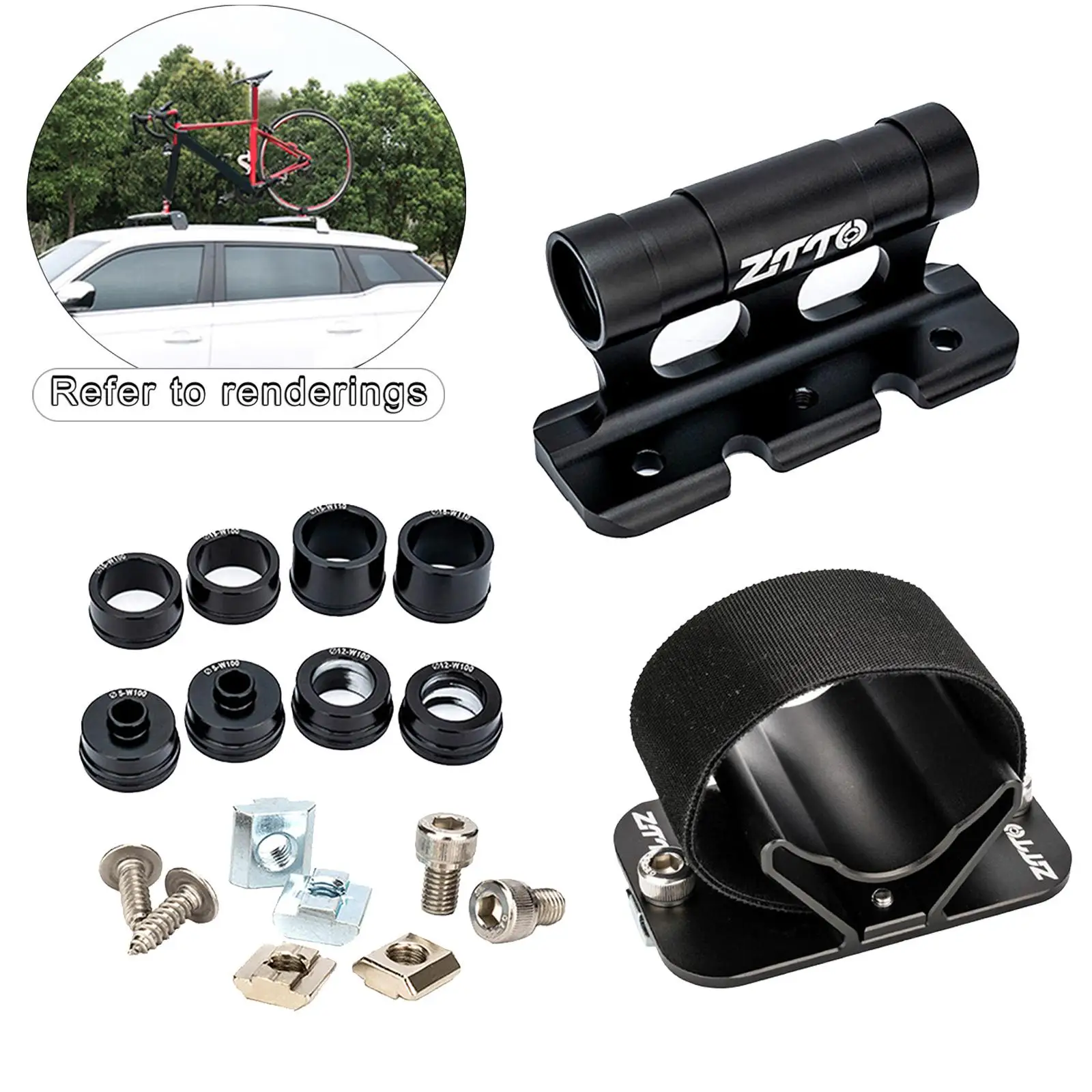 

Крепление для велосипеда на вилку, усиленное, из алюминиевого сплава, с быстросъемным механизмом, для прицепа, с фиксирующим зажимом и для крепления на багажник на крыше автомобиля