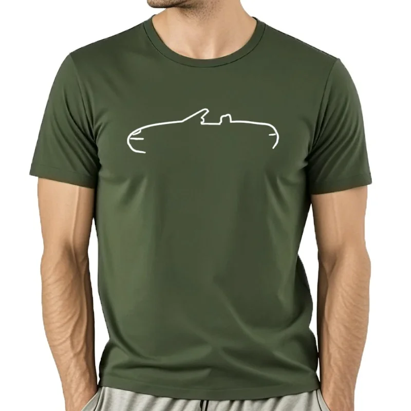 Camiseta Fiat Barchetta, camiseta de gran tamaño, camiseta personalizada, camisetas para hombre