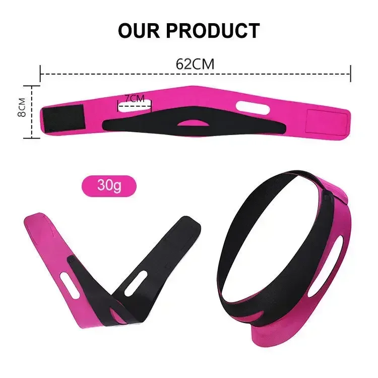 Fasciatura dimagrante per il viso V Line Shaper per il viso Donna Mento Guancia Sollevamento Cintura Cintura per massaggio facciale Strumento di bellezza per la cura della pelle del viso