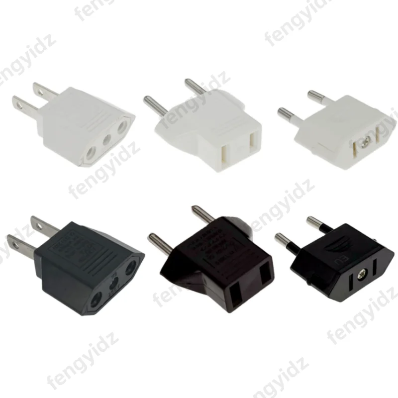 1/5/10 Stück US zu EU American Travel Adapter 2-poliger 4,0 mm europäischer EU-zu-US-Stecker Netzteil Konverter Steckdose