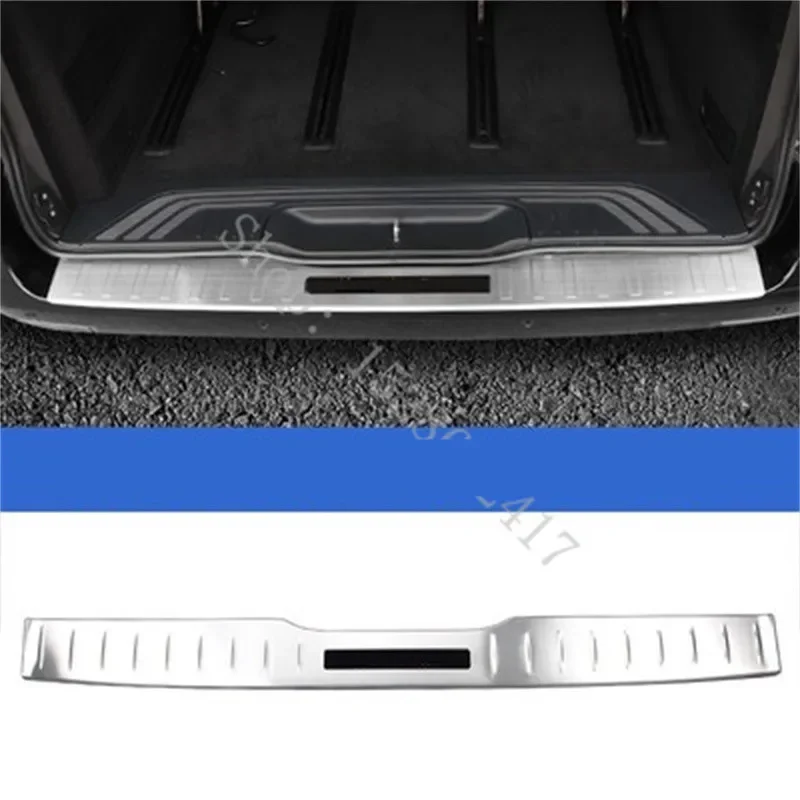 2016-2022 Rear Door Bumper Protector sill plate/ Trunk Tread Plate Trim For Mercedes-Benz V-Class Vito W447 Car Accessories