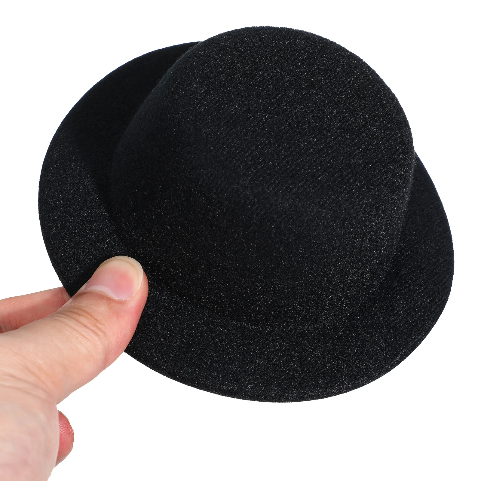 

4pcs Diy Formal Hats Mini Billycock Hairpins Headbands Accessories Light Material Fashion Decorative Tops Hat For Hair Clips