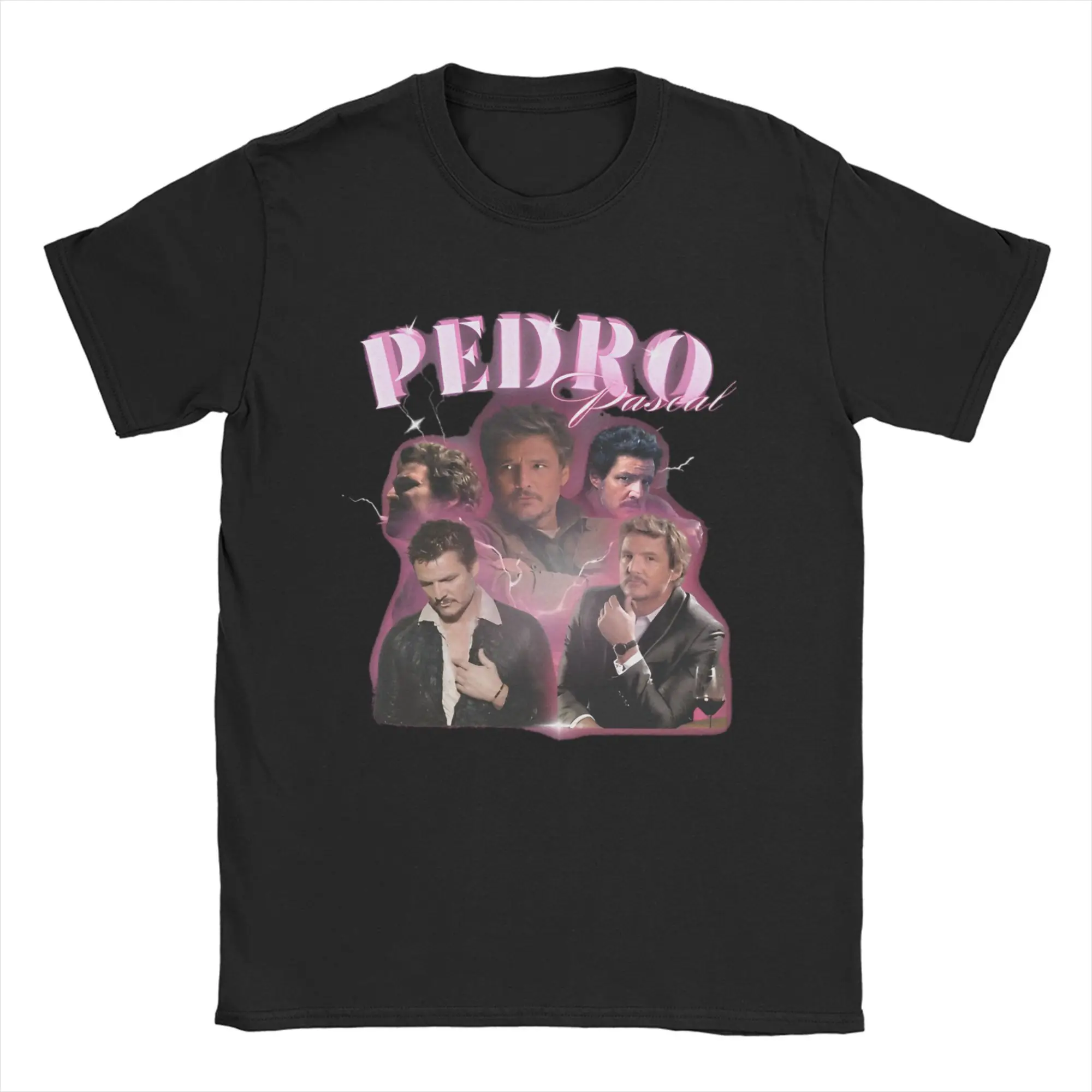 

Pedros Pascals T Shirt Summer Fashion Hip Hop T-Shirts Men Cotton O Neck 4XL 5XL 6XL Clothing Short Sleeve Aesthetic Tops