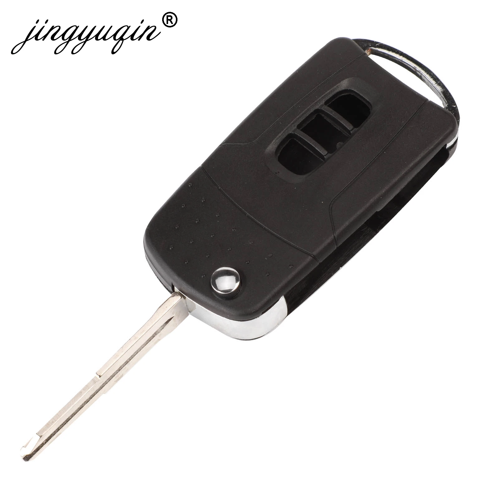 Jingyuqin Key Case for Chevrole Captiva Key 2/3 Buttons Remote Key Modified Blank Key Shell Cover