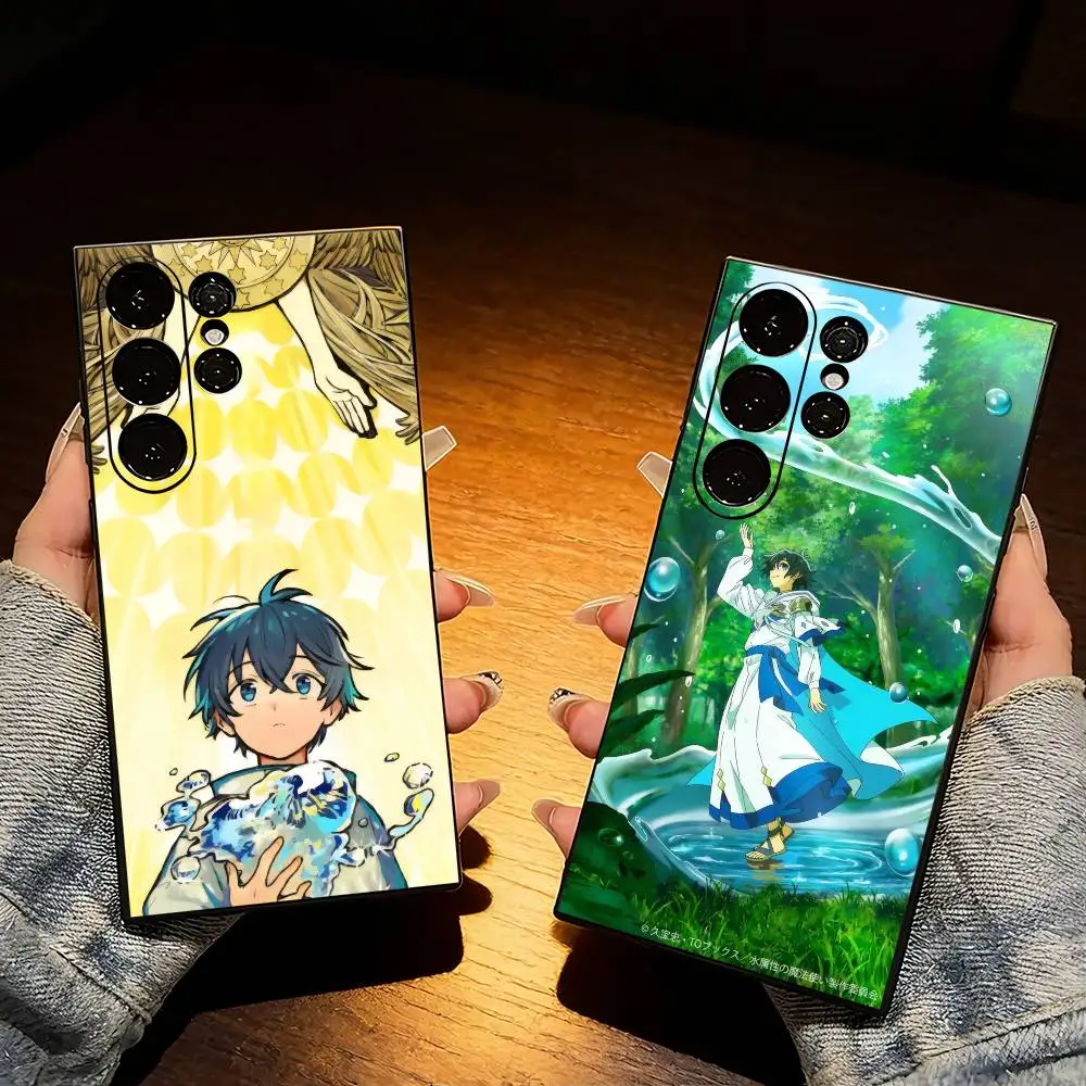 Anime Water M-Magician RYO Phone Case For Samsung S25,S24,S21,S22,S23,S20,Ultra,S26,Plus,Fe,Note,5G Black Cover