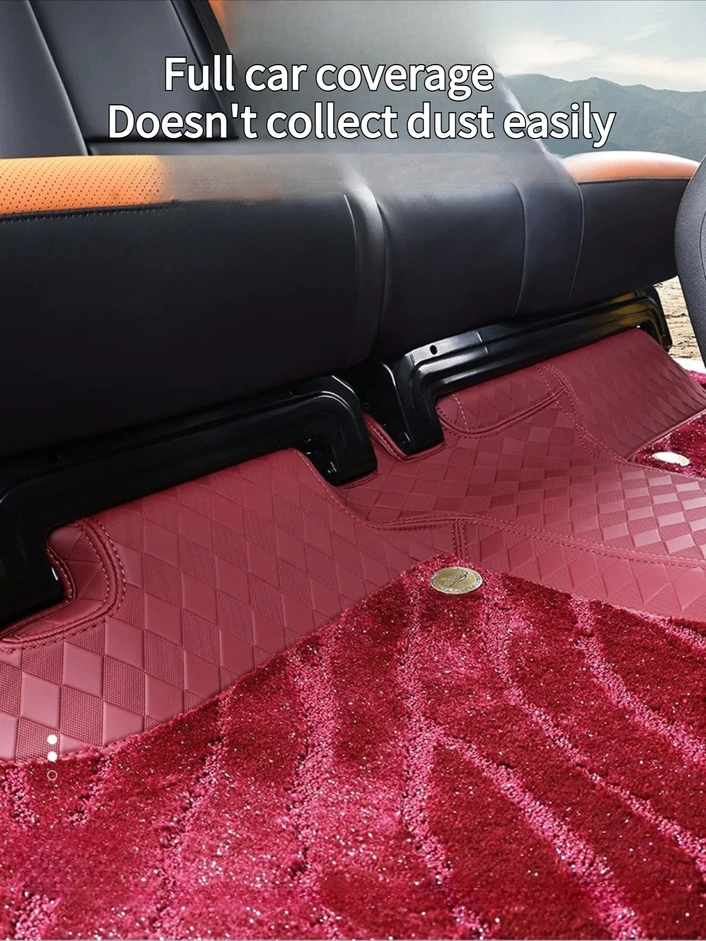 For GWM Tank 300 2026 Car Full-Coverage Floor Mats Wear-Resistant Double Layers Leather+Starry Sky Foot Carpets Accessories detail image 6