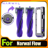 Brush Roller For Narwal Flow Vacuum Accessories Main Roller Side Brush Dust Bag Filter Mop Cloth Pads Replacement Spare Parts