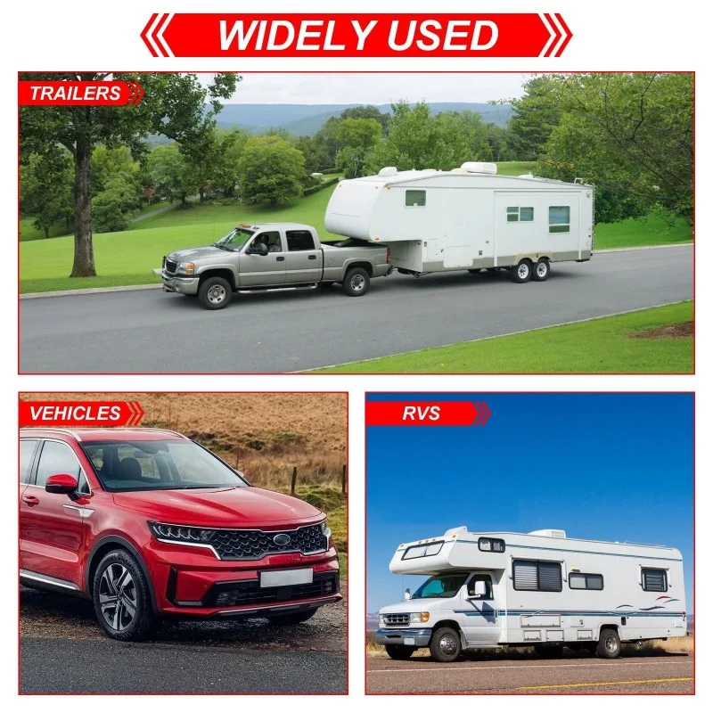 قفل وصلة أمان عالي قافلة وصلة مقطورة اقتران قفل السحب العالمي مع ملحقات المفاتيح أجزاء RV المضادة للسرقة