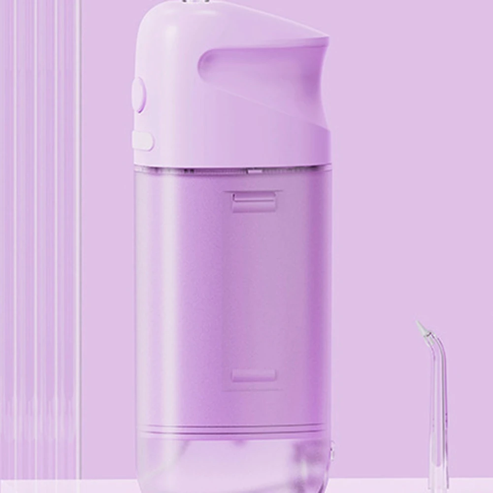

A76G-Portable Electric Toothbrush Electric Portable Water Flosser IPX7 Waterproof Water Tank Capacity: 180Ml