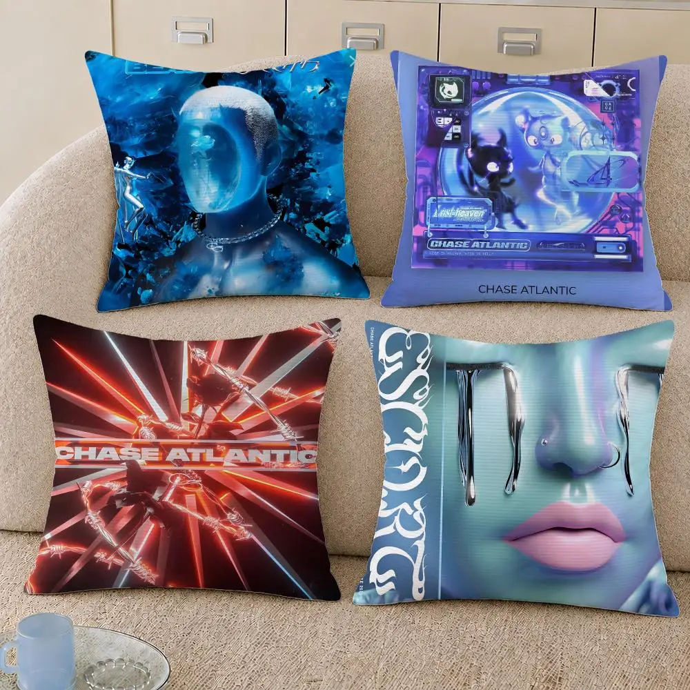 Band Chase Atlantic Alt Pop Cushion Cover Decorative Pillowcase Soft Short Plush Cozy Durable Sofa Home Decor Items Gift