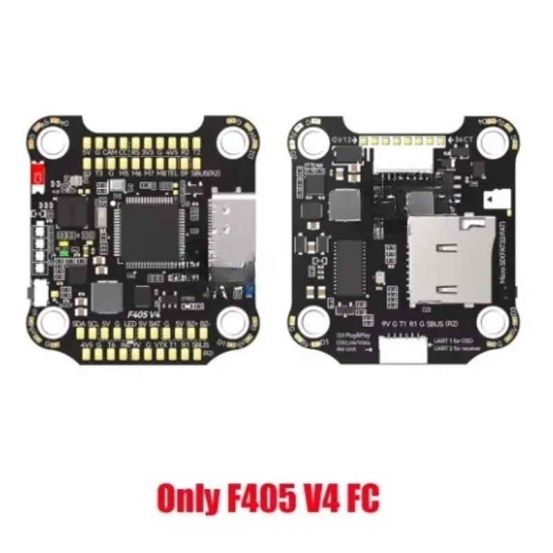 F405 V4 BLS 60A 30*30 FC + 60A 4in1 ESC Stack Flight Controller for FPV Freestyle Drones Crossing Aircraft DIY Parts