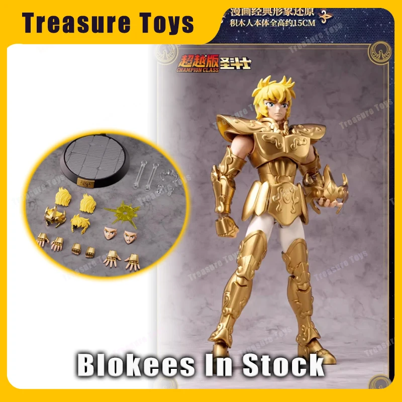 In Stock Blokees Saint Seiya Myth Cloth Ex Leo Aiolia Knights Of The Zodiac Anime Action Figure Figures Custom Toys Gifts