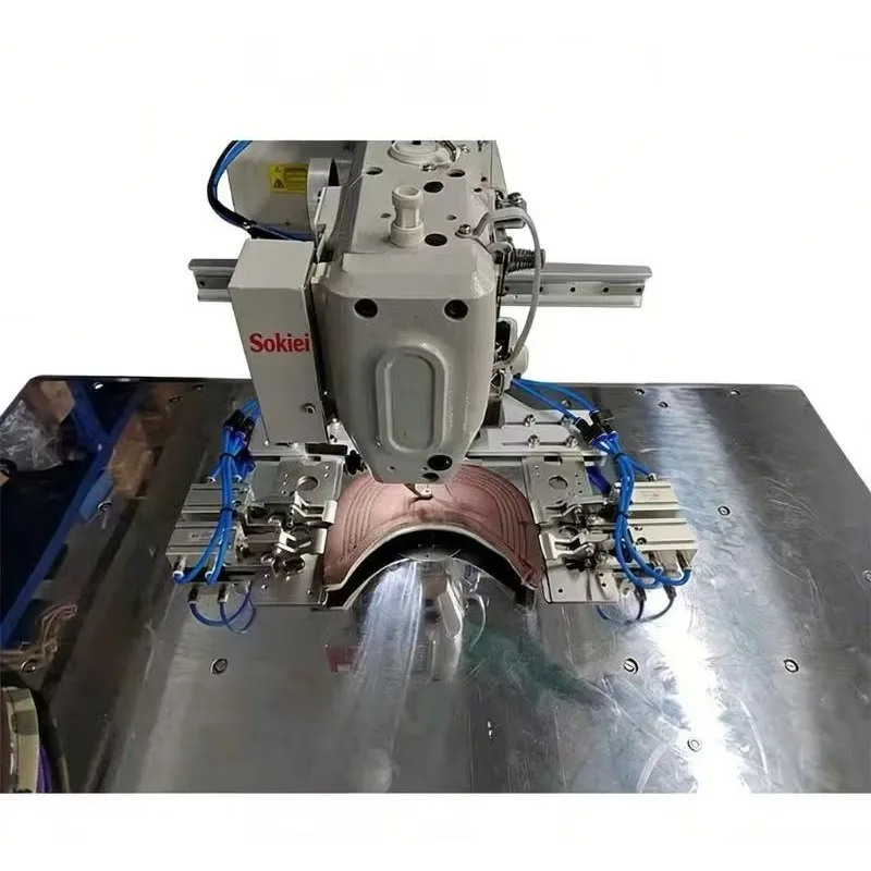 Automatic Pattern Sewing Machine For Baseball-cap Industrial Automatic Cap Sewing Machine Cap Visor Pattern Sewing Machine
