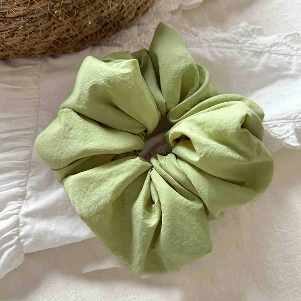 1/5 Stück pastellfarbenes, flauschiges Haargummi, weiches Rüschen-Design, perfektes tägliches, lässiges Haarstyling, Haar-Accessoire, lässiges Styling, bequem – Detail 5