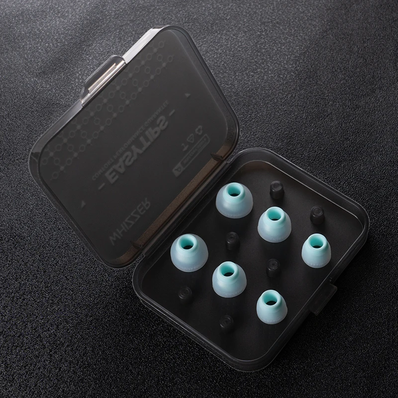 أطراف أذن من السيليكون المضاد للبكتيريا من WHIZER ET100AB، توقيع صوت متوازن، مرحلة صوت حميمة، 3 أزواج في صندوق واحد #2