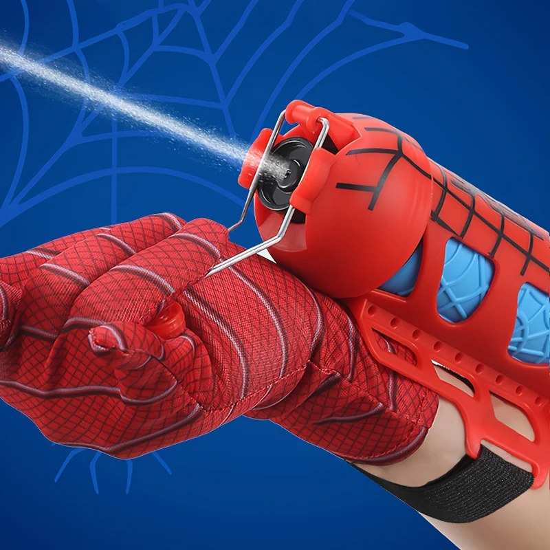 Spider Wrist Water Gun, Super-hero Cosplay Launcher Bracelet Accessory, Long-range Wristband Hand-held Jet Pressurized Water Gun