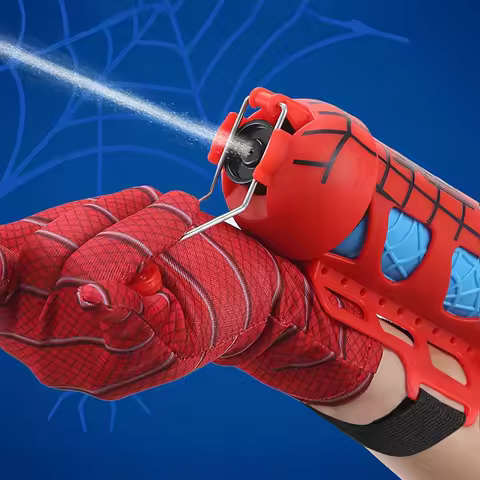 Spider Wrist Water Gun, Super-hero Cosplay Launcher Bracelet Accessory, Long-range Wristband Hand-held Jet Pressurized Water Gun