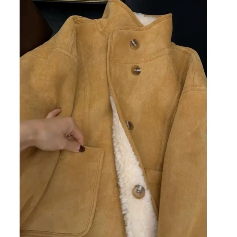 Short Coat Women's 2026 Autumn and Winter Stand-up Collar Jacket To Keep Warm